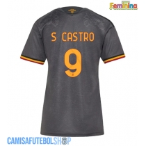 Camisa de time de futebol AS Roma Santiago Castro #9 Replicas 3º Equipamento Feminina 2026-27 Manga Curta